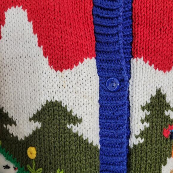 St Peter Trachten Scenic Novelty Cardigan Sweater - Picture 4 of 6